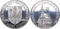 Deutschland Silbermedaille 600 Jahre Korbacher Rathaus 1377-1977 - Städtevereinigung Korbach -
