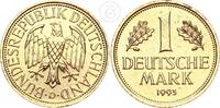 Deutschland BRD 1 Mark 1 Deutsche Mark - vergoldete 1 DM -