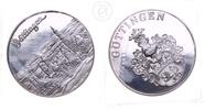 BRD Silbermedaille Mittelalterliche Stadtansicht -