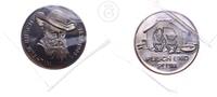 BRD Silbermedaille Wilhelm Busch - Motiv Plisch und Plum -