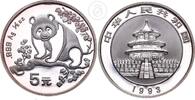 China 5 Yuan Panda 1/2 Unze Feinsilber -