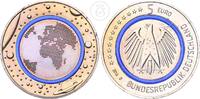 Deutschland BRD 5 Euro 2016 D Blauer Planet Erde - mit Polymerring prägefrisch