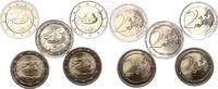 Deutschland BRD 5x 2 Euro 2 € komplettes Set - Saarland A D F G J -