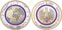 5 Euro 2016 J Deutschland BRD Blauer Planet Erde - mit Polymerring prägefrisch