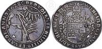 Taler 1628 Hessen-Kassel Weidenbaumtaler - Wilhelm V. 1627-1637 ss, durchgehende Schrötlingsfehler