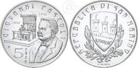 San Marino 5 € 5 Euro - Giovanni Pascoli - 100. Jahrestag des Todes -