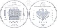 Deutschland BRD 20 Euro 20 € Gedenkmünze - 400 Jahre Rechenmaschine von Wilhelm Schickard -