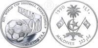 Malediven 250 Rufiyaa Malediven - Fußball WM 1990 -