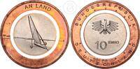 Deutschland BRD 10 Euro 10 € Gedenkmünze - An Land (Serie Luft bewegt) - Rotbronze -