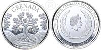 Grenada 2 Dollars 1 Unze Silber Elizabeth II - Walnussbaum -