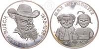 Deutschland BRD Silbermedaille Wilhelm Busch - Max und Moritz -