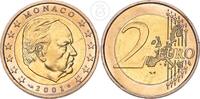 Monaco 2 Euro Monaco 2 Euro - Kursmünze - Fürst Rainier III -