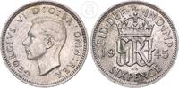 Großbritanien 6 Pence Sixpence George VI. (1936-1952) -