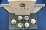 Kuba 6 x 10 Pesos Fauna der Karibik - Box mit Zertifikat -