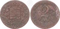 Sachsen-Coburg-Gotha 2 Pfennig Ernst II. (1844-1893) -