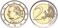 Belgien 2 Euro Abbildung und Monogramm König Alberts II. (belgische Kursmünze 3. Serie) -
