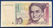 Deutschland BRD 10 Deutsche Mark 1993 10 DM Banknote II, Mittelknick