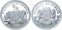 Somali Republic 250 Shillings African Wildlife - Nashorn -