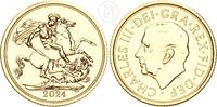 Großbritannien 1 Sovereign King Charles - London - England - GB - Karl III -
