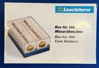 Zubehör von Leuchtturm Kunststoffbox KRBOX für 100 Münzrähmchen Kunststoffbox KRBOX für 100 Münzrähmchen -