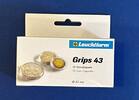 Zubehör von Leuchtturm 10 Münzkapseln Münzkapseln GRIPS 43 mm, 10er-Pack -