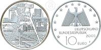 Deutschland BRD 10 Euro 10 € Gedenkmünze - Industrielandschaft Ruhrgebiet -