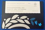 San Marino 2 Euro 50 Jahre Erklärung der Bürgerrechte - im original Blister -