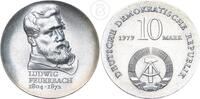 DDR 10 Mark 1979 Ludwig Feuerbach fast Stempelglanz, berieben 60,00 EUR  zzgl. 6,90 EUR Versand