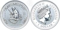 Australien 1 Dollar 1 Unze Silber 2004 Lunar I Serie: Jahr des Affen vz 85,00 EUR  zzgl. 6,90 EUR Versand