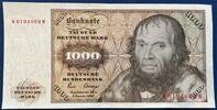 Deutschland BRD 1000 Deutsche Mark 1980 1000 Mark Banknote II, leichter ... 800,00 EUR  zzgl. 6,90 EUR Versand