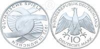 BRD 10 DM 1971 J 10 Deutsche Mark - Olympische Sommerspiele 1972 PP in K... 24,00 EUR  zzgl. 4,90 EUR Versand
