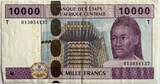 Central African States (Congo) 10.000 franc 2002 SS