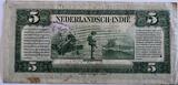 Nederlands-Indië vijf gulden 1943 SS
