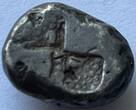 Asia Minor (Paphlagonia Sinope) Ar drachm ND (480-450 BC) with testcut SS