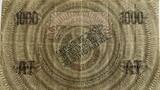 Nederland 1000 gulden 1938 several pinholes, demonetised SS