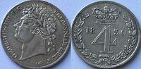 Great-Britain four pence 1830 cleaned VZ