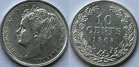 Nederland tien cent 1904 with original lustre VZ