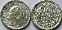 Nederland tien cent 1943 UNC 20,00 EUR  zzgl. 15,00 EUR Versand