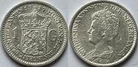 Nederland een gulden 1917 AU 195,00 EUR  zzgl. 15,00 EUR Versand