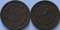 Nederland 1/2e cent 1886 SS