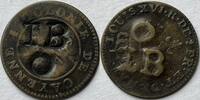 French Guyana two sous 1789A countermark TB (Trinidad and Tobago) SS