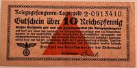 Third Reich ten pfennig ND lagermoney VZ