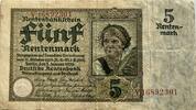 Germany five rentenmark -