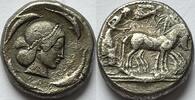 Sicily (Syracuse) tetradrachm ND (ca.478-466 BC) rare coin! SS