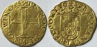 Portugal gold cruzado ND Sebastiao I (1557-1578) VZ