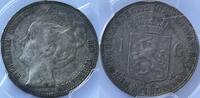 Nederland een gulden 1901 XF45
