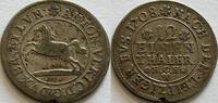 German States (Brunswick-Wolfenbuttel) 1/12e thaler 1708 SS