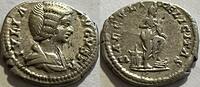 Roman Empire denarius ND Julia Domna SS