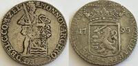 Bataafse Republiek (Zeeland) zilveren dukaat 1795 SS
