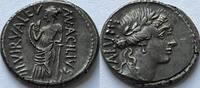 Roman Republic denarius 49 BC Mn.Acilius Glabrio (superbe with attractive grey/blue toning!) VZ/AU